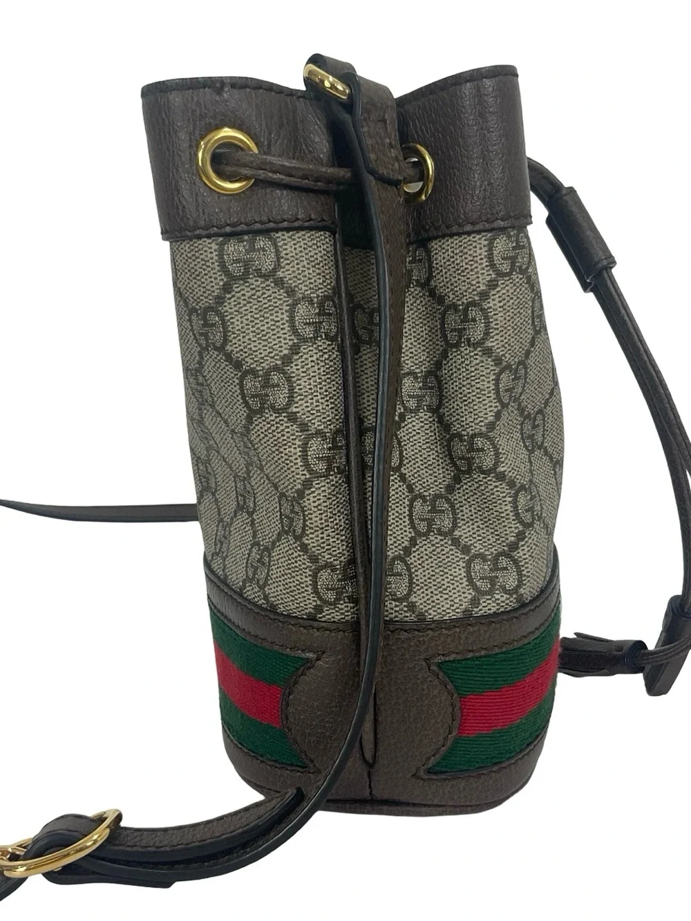 Gucci Mini Ophidia GG Supreme Bucket Bag - Picture 3 of 16